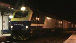 preview picture of video 'Noche de trenes en Alcazar de San Juan'