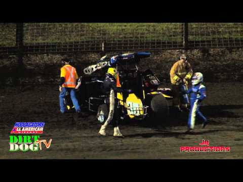2013 Easter Sprintcar Trail Rd 2 - Shaun Dobson Wild Ride