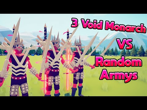 3 VOID MONARCH VS EVERY FACTIONS⚔️😱😱| TABS - Totally Accurate Battle Simulator
