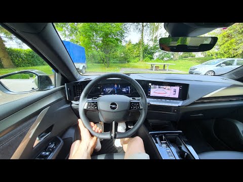 New Opel Vauxhall Astra Hatchback 2023 Test Drive POV | 4K