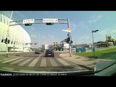 DRIVE #1150: Streets of Zagreb (Croatia) (timelapse 4x) *Read Description*