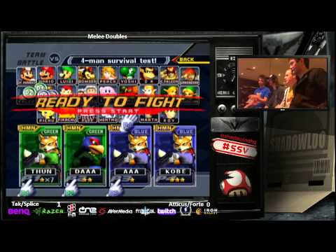 SSV Melee Doubles- Tak+Splice vs Atticus+Forte