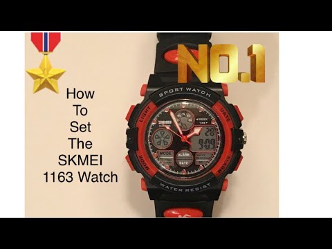 Как настроить цифровые часы SKMEI