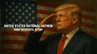 🔴TRUMP PRESIDENTIAL VICTORY: THE STAR-SPANGLED BANNER - NATIONAL ANTHEM OF UNITED STATES OF AMERICA