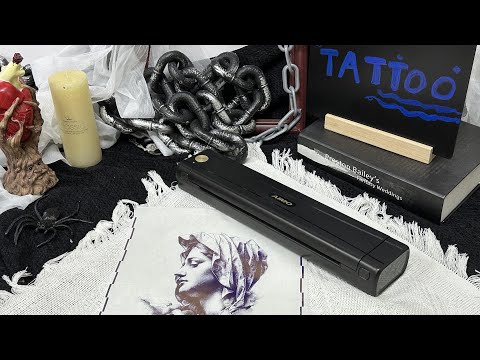 Tattoo Artist's Choice | AIMO M08E-WS tattoo printer can print tattoo shadows perfectly！
