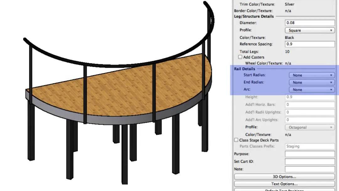 Vectorworks Spotlight 2015: Stage Objects - 11