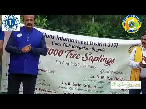 10,000 Tree Saplings Plantation Drive on 15th August