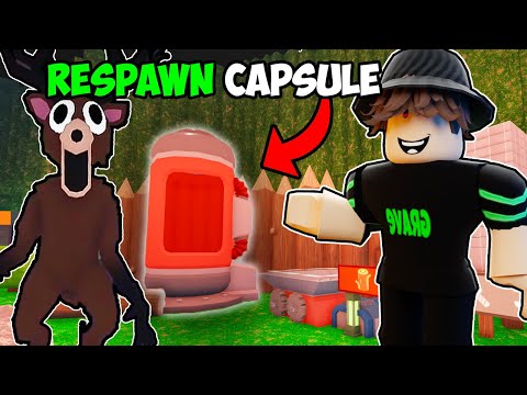 I Built The New RESPAWN CAPSULE In 99 Nights In The Forest..(Its overpowered)