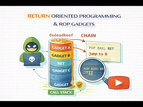 Video - Return oriented programming (ROP) and ROP gadgets