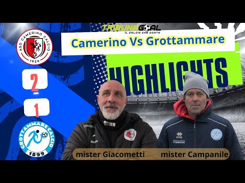 Highlights Camerino vs Grottammare 18à giornata Promozione B