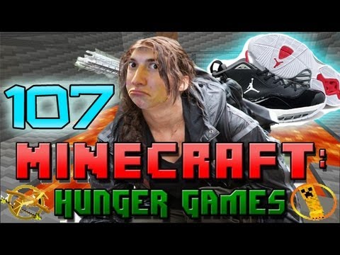 Minecraft: Hunger Games w/Mitch! Game 107 - AIR JORDAN'S