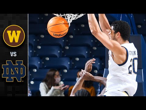 Western Michigan vs. Notre Dame Men's Basketball Highlights (2021-22)