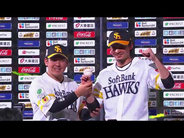 ホークス・甲斐拓也選手・東浜巨投手ヒーローインタビュー 6月7日 福岡ソフトバンクホークス 対 横浜DeNAベイスターズ