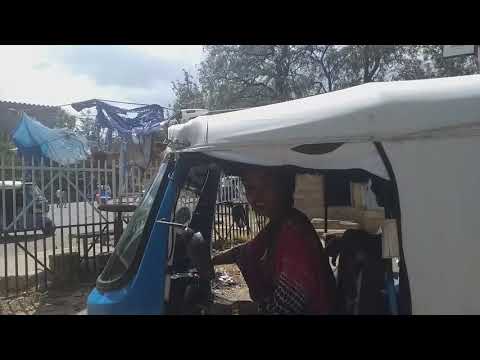 Saliha sami learning how to drive bajaj in Oromia