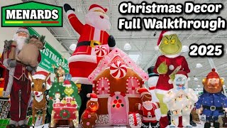 Menards Christmas Decor NEW 2025 Full Store Walkthrough (Biggest Linup Ever) 