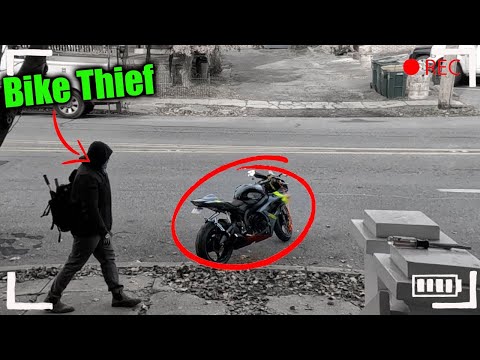 Trying to Steal Our UN-STEAL-able Motorcycle