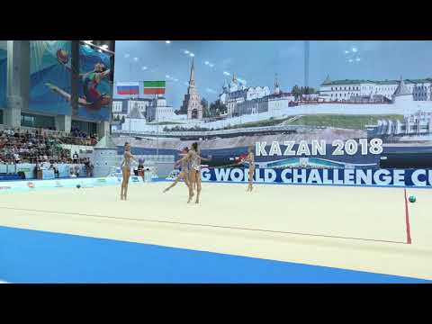 Team Bulgaria - 3 balls 2 ropes WCC Kazan 2018 AA 20.900