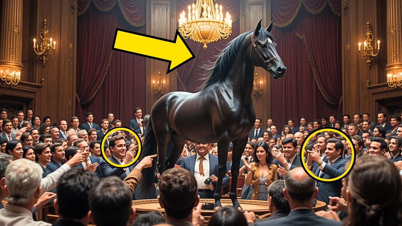 CABALLO AGRESIVO ES RECHAZADO EN UNA SUBASTA, UNA CHICA LO COMPRA Y LO CONVIERTE EN CAMPEÓN Y LUEGO