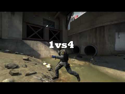 nawwk gets a stunning 1v4 ACE on Overpass #POTD