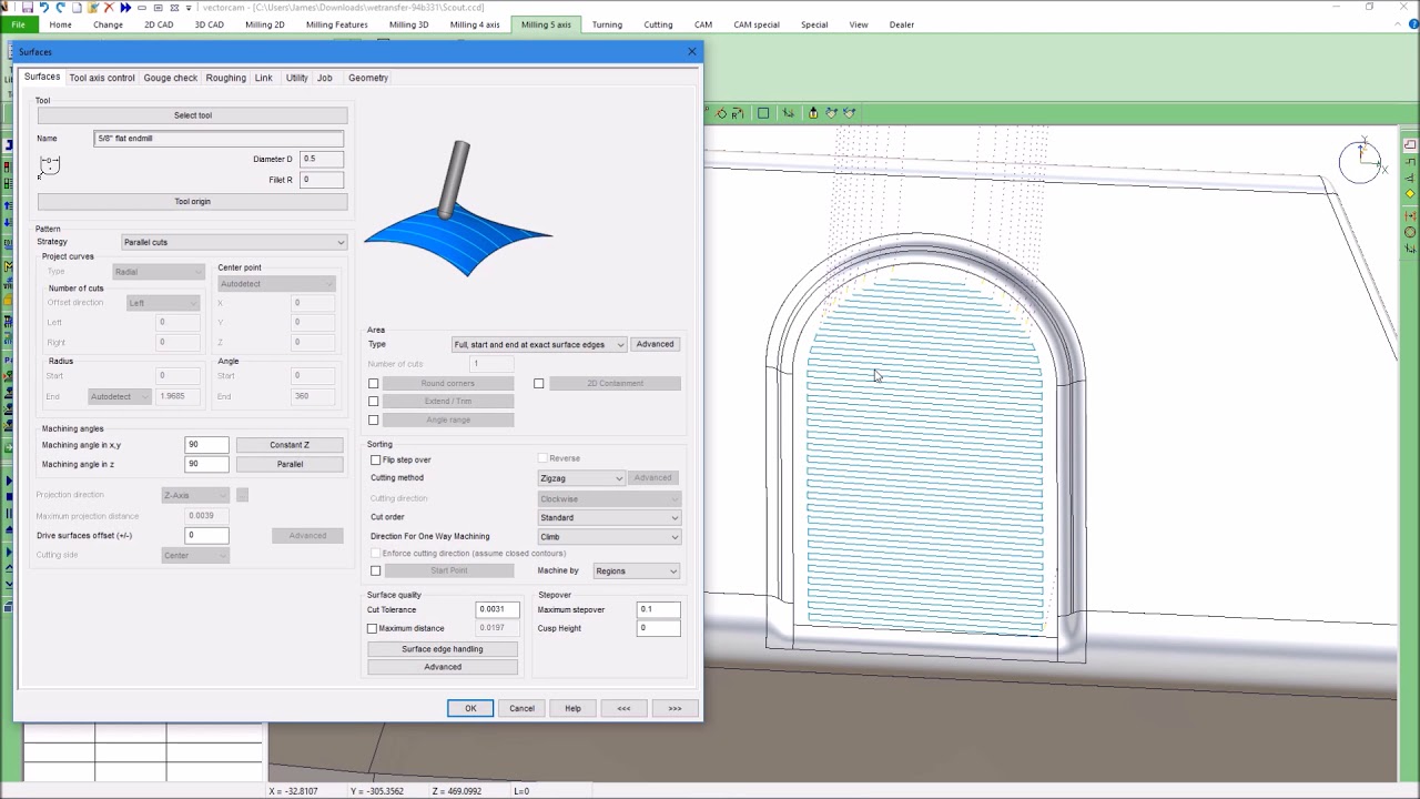 Vectorcam 5 Axis Demo