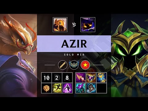 Azir Mid vs Veigar - VN Challenger Patch 25.13