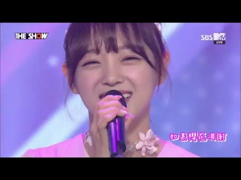 『LIVE中字』I.O.I(아이오아이) - When the cherry blossoms fade(如果櫻花凋落) 160510 Debut Stage