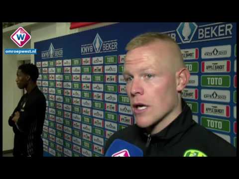 Reactie ADO-speler Tom Beugelsdijk na Feyenoord - ADO Den Haag