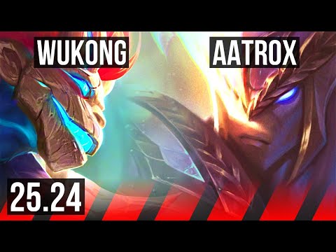 WUKONG vs AATROX (TOP) | KR Diamond | 25.24