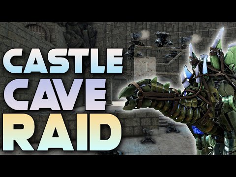 ONLINE RAIDING CASTLE CAVE! (Fjordur) | ARK: Survival Evolved