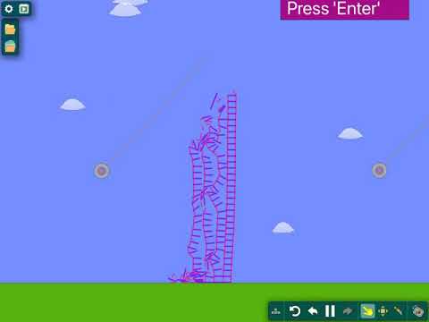 Keva plank demolition