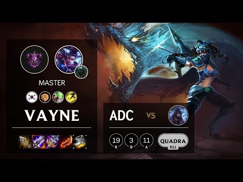 Vayne ADC vs Aphelios - KR Master Patch 10.3