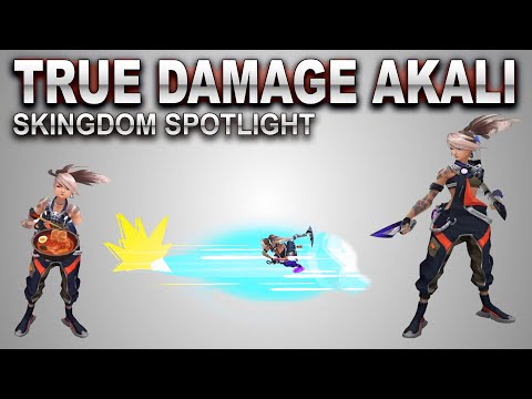 True Damage Akali ( Pre-Release ) Skin Spotlight | SKingdom - League of Legends