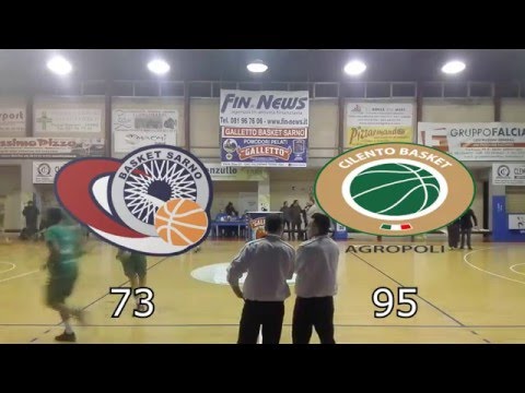 Galletto Basket Sarno - Cilento Basket Agropoli (73 - 95) 20/12/2015
