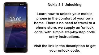 Unlock Nokia 3.1 - SIM Network Unlock PIN