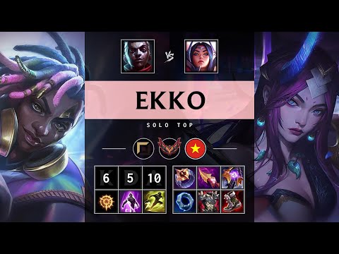Ekko Top vs Irelia - VN Grandmaster Patch 25.20