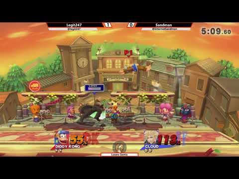 Smash 4 Singles Weekly #11 | LS | Legit247 VS Sandman