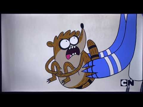 Regular Show-Mordecai and Rigby playing Wrestling(Clip)