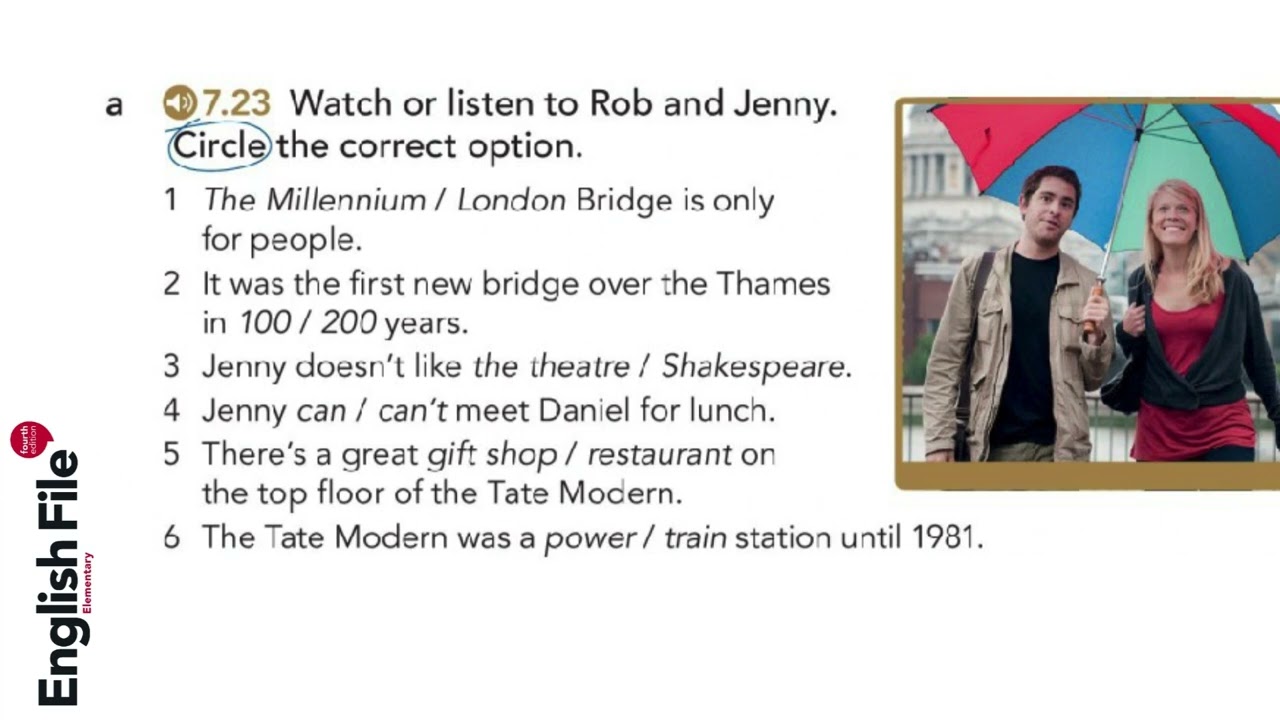 English File elementary 4th edition SB_7.23