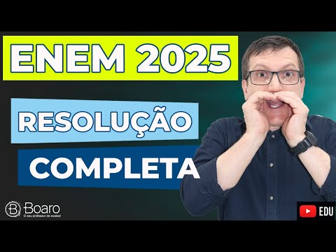 ENEM 2025 | RESOLUÇÃO COMPLETA DA PROVA DE FÍSICA DO ENEM 2025 | Professor Boaro