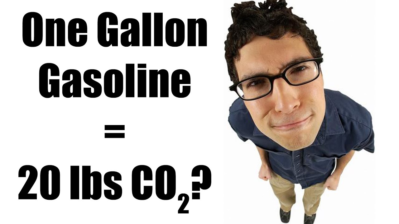 How does 1 gallon of gas 20 lb of CO2? Any Answer