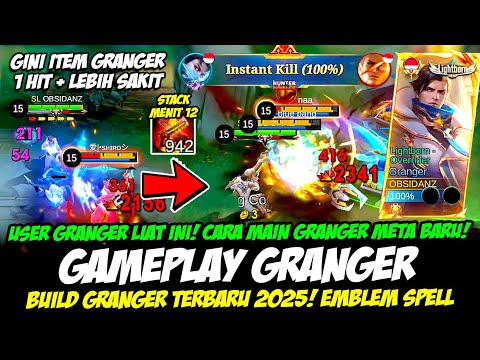 TIPS GRANGER SAKIT + 1 HIT❗CARA MAIN GRANGER TERBARU❗BUILD GRANGER TERBARU❗GAMEPLAY GRANGER TOP 1