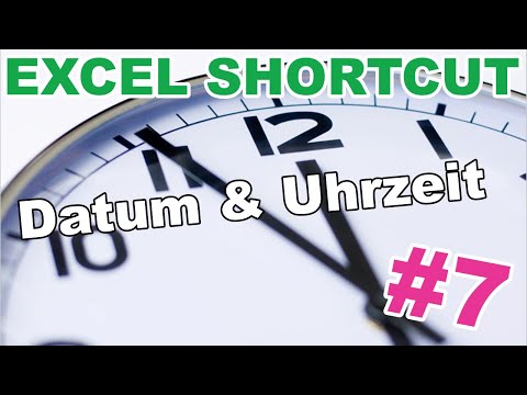 EXCEL-SEPP - Excel shortcut #7 | Datum + Zeit