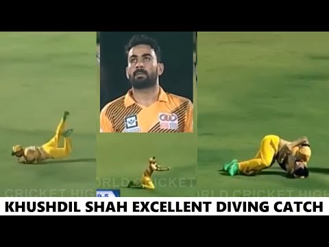 Khushdil Shah Takes A Stunning Diving Catch in Naya Nazimabad Ramzan Corporate Cup 2022