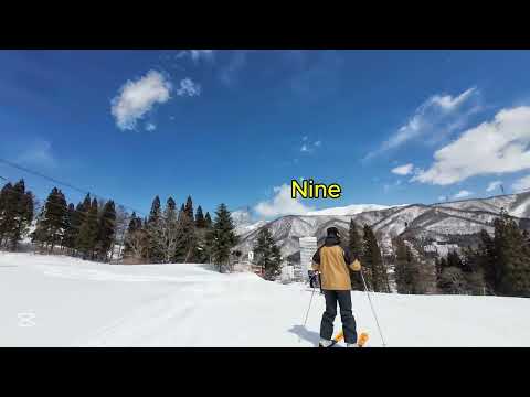 Naeba Ski in late March 2025; Naeba ski resort & hotel, Yuzawa, Niigata, Japan