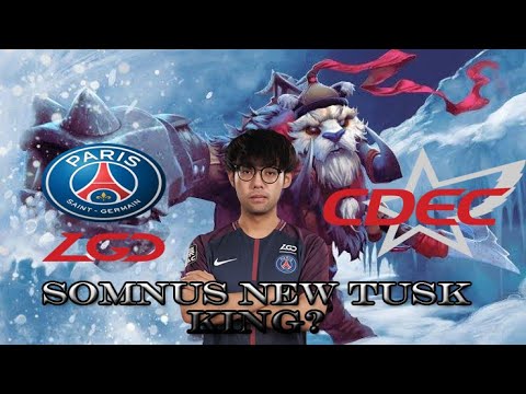 PSG LGD V CDEC | SOMNUS NEW TUSK KING? WESG 2019 |