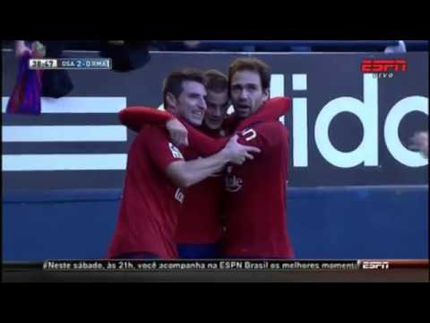 2º Goal Oriol Riera - Osasuna Vs Real Madrid - 2-1 - La Liga BBVA - 14/12/2013
