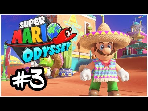 Super Mario Odyssey Walkthrough #3 | Atop The Highest Tower!