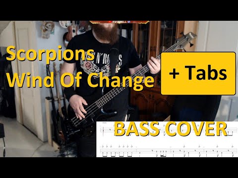 Scorpions - Wind Of Change -- Bass Cover + Tabs (Ibanez EDB600)