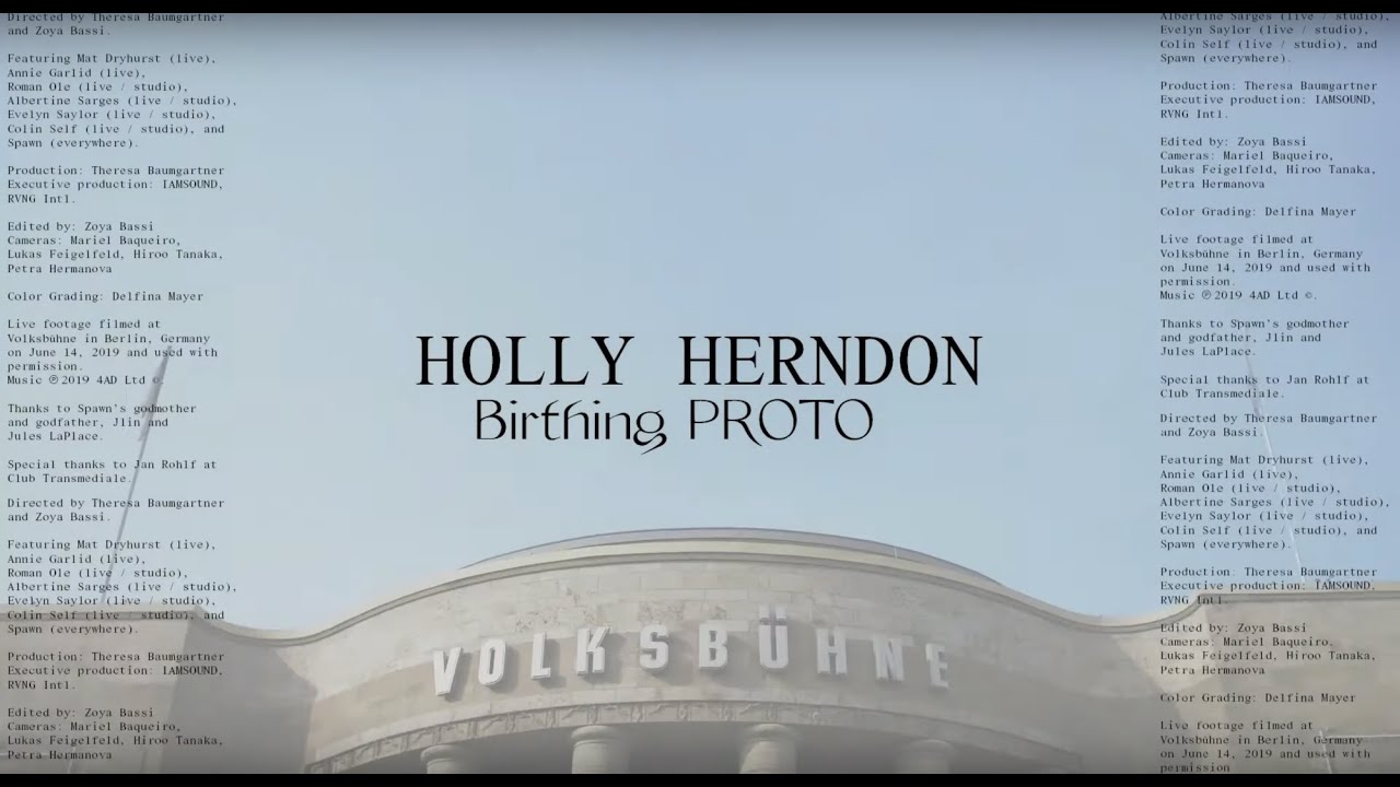 Holly Herndon - Birthing PROTO - YouTube