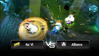 Early teamwipe by Na`Vi vs Alliance @ Starladder 8